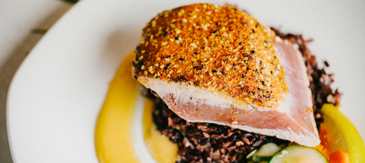 Seared Salmon plate