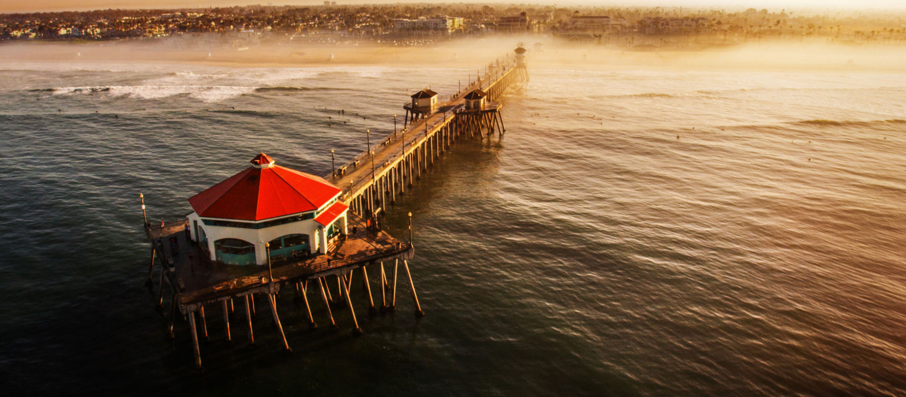 Beach pier