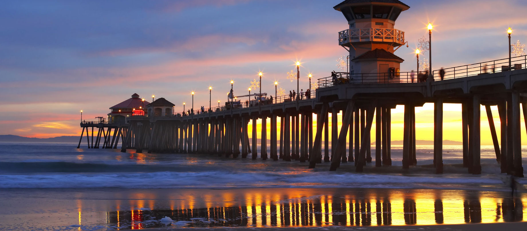 Beach pier